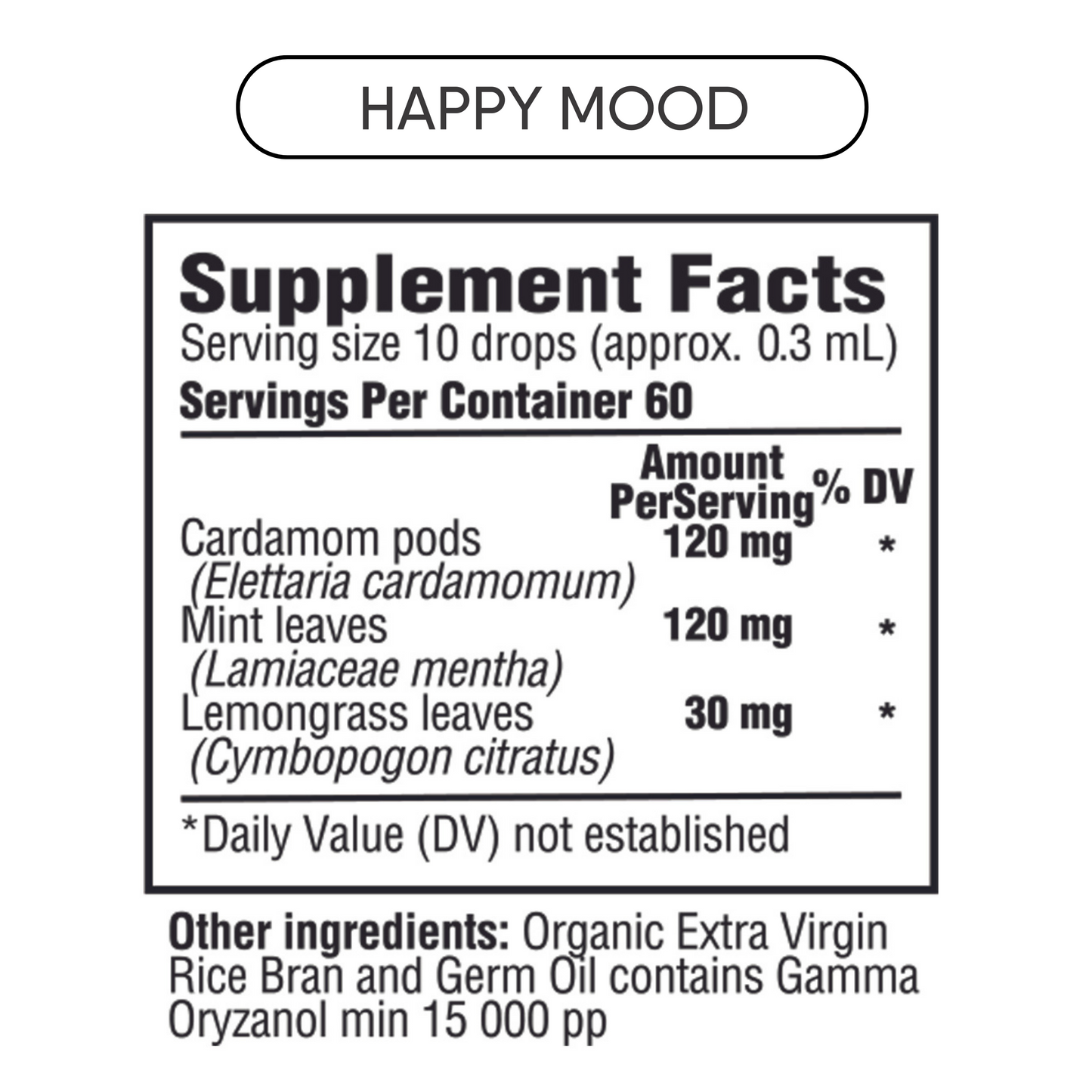 Happy Mood Supplement