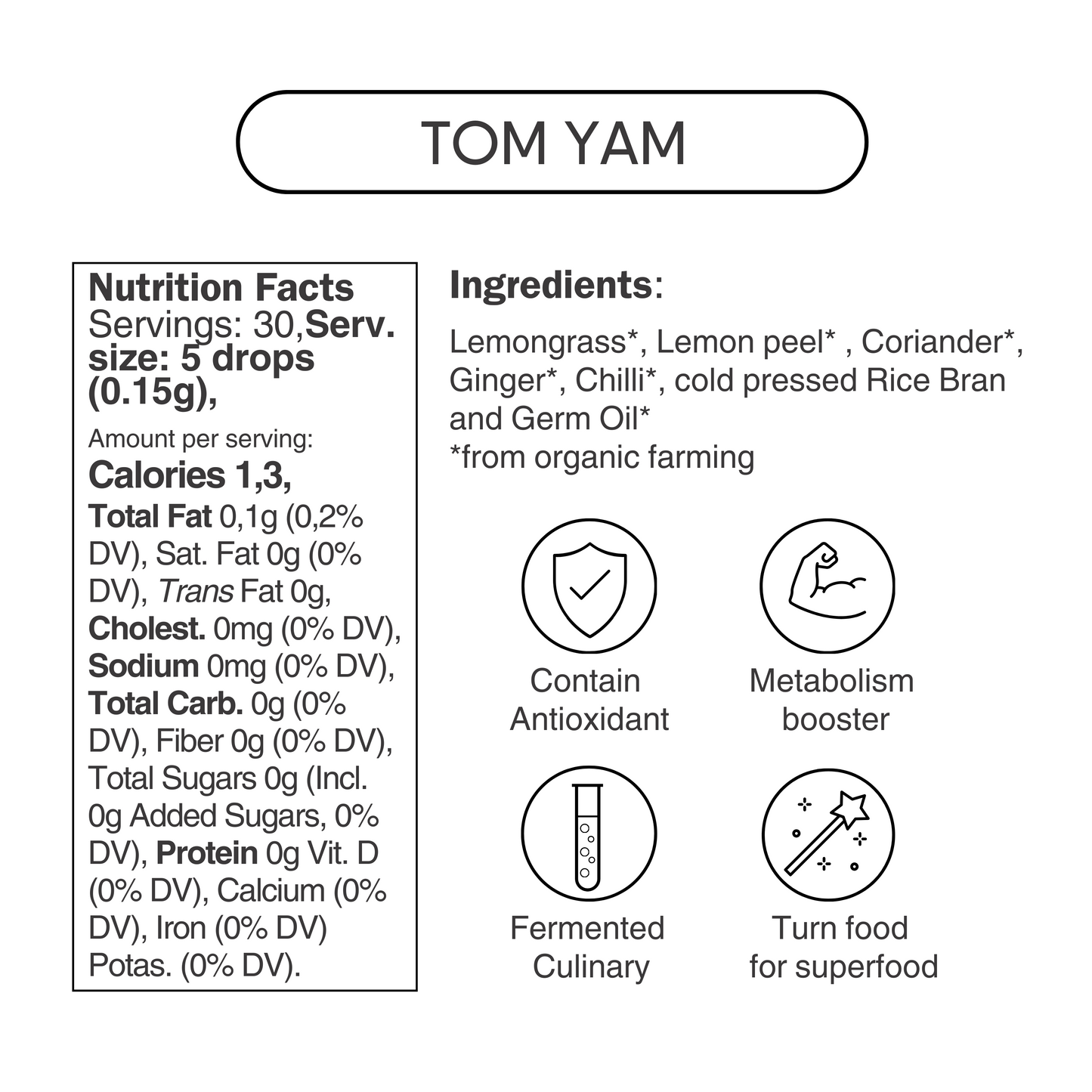 Tom Yam Liquid Fermented Antioxidant