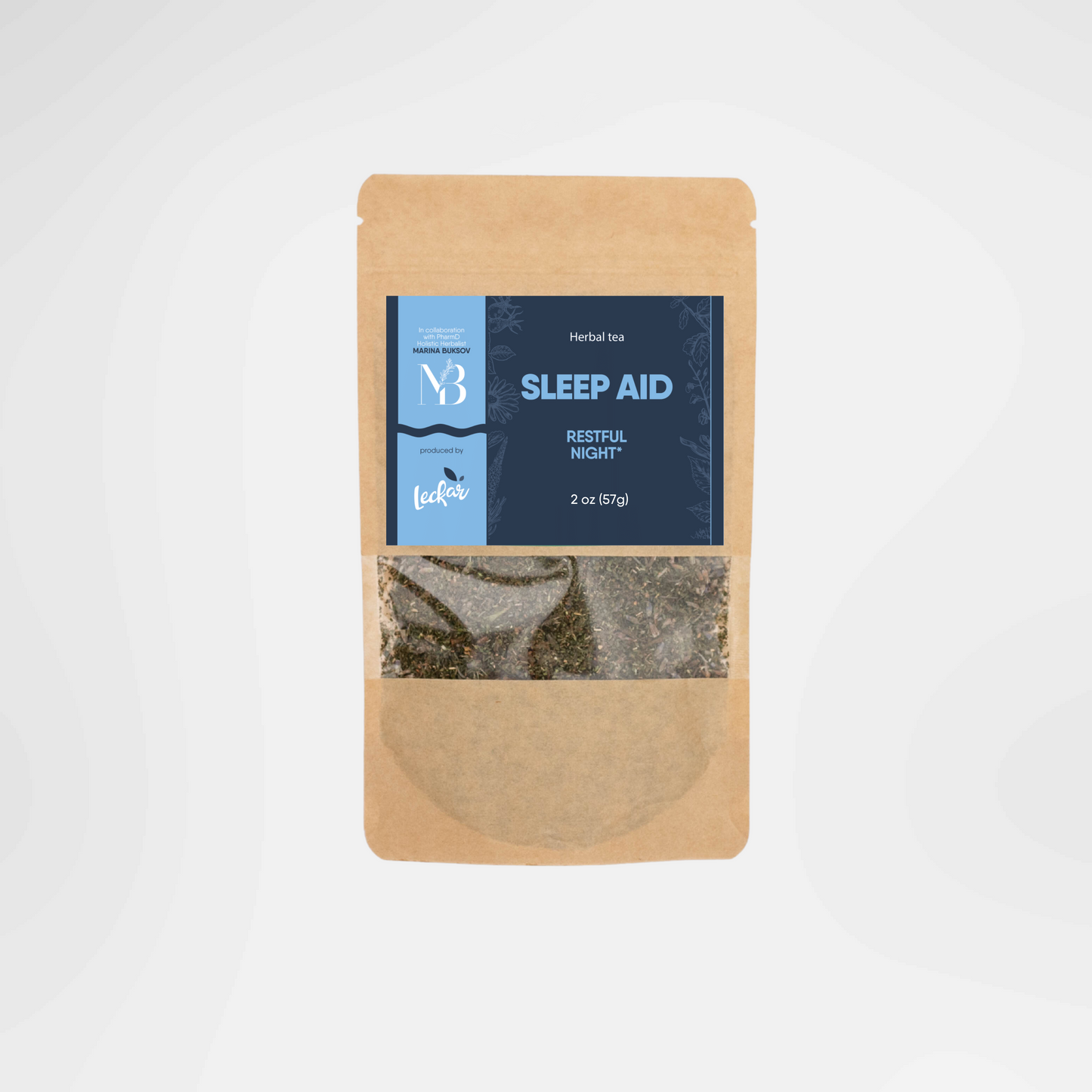 Sleep Aid Herbal supplement (60 dosage) / Herbal Tea (2 oz)